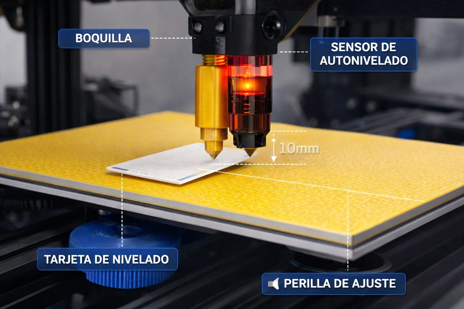 Cómo nivelar la cama de una impresora 3D