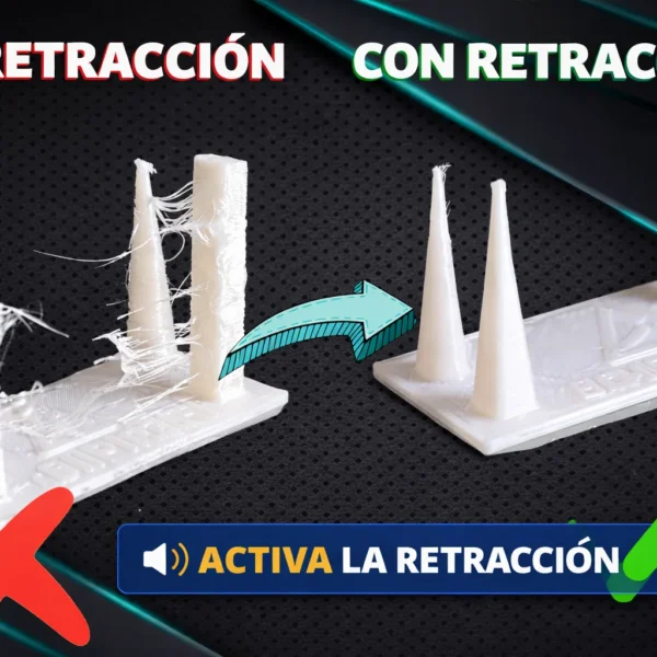 retracción en una impresora 3d